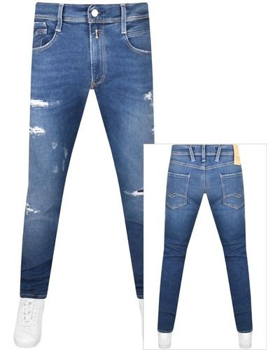 Replay Anbass Jeans Mid Wash - Blue