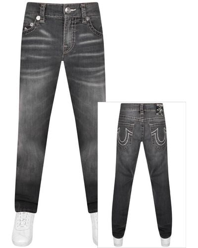 True Religion Ricky Super Denim Jeans - Grey