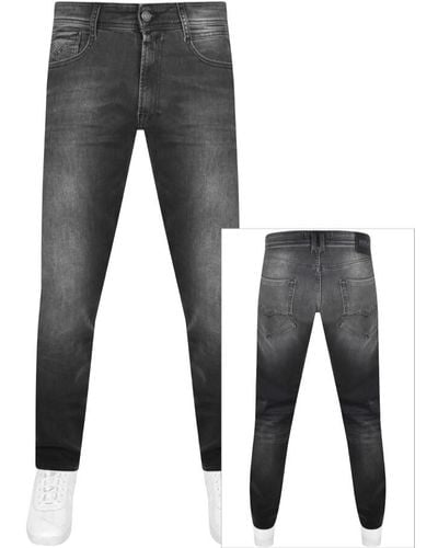 Replay Comfort Fit Rocco Jeans Dark Wash - Black