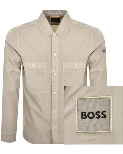 BOSS Boss Locky 1 Overshirt - Natural
