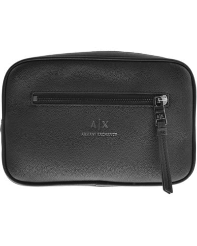 Armani Exchange Wash Bag - Black