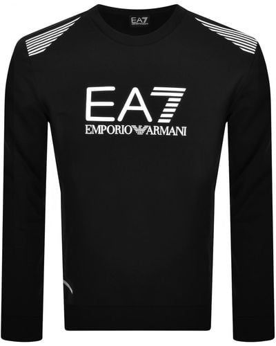 EA7 Emporio Armani Logo Sweatshirt - Black