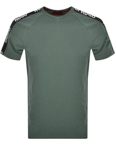 HUGO Sporty Logot Shirt - Green