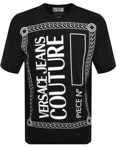 Versace Couture Logo T Shirt - Black