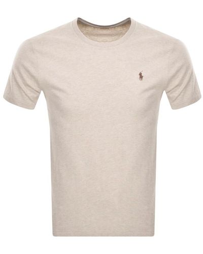 Ralph Lauren Crew Neck Slim Fit T Shirt - White