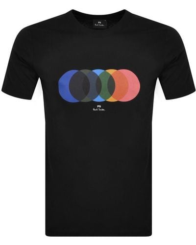 Paul Smith Circles T Shirt - Black