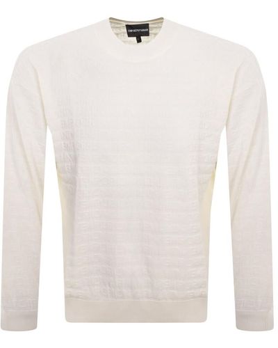 Armani Emporio Knit Pullover - White