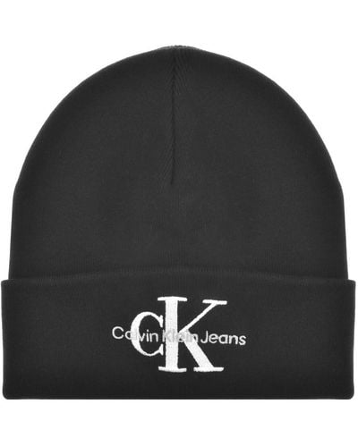 Calvin Klein Jeans Knit Beanie Hat - Black