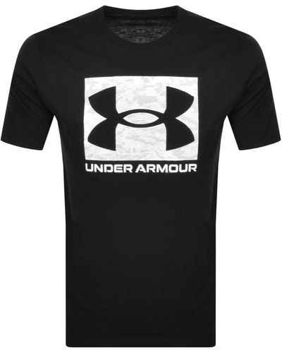 Under Armour Abc Camouflage Logo T Shirt - Black