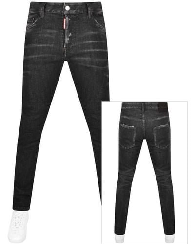 DSquared² Skater Slim Fit Jeans - Black