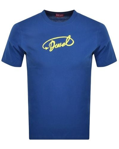 DIESEL T Diegor L11 T Shirt - Blue