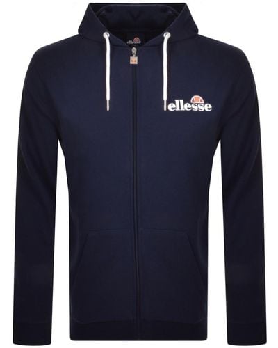 Ellesse Pullover Briero Full Zip Hoodie - Blue