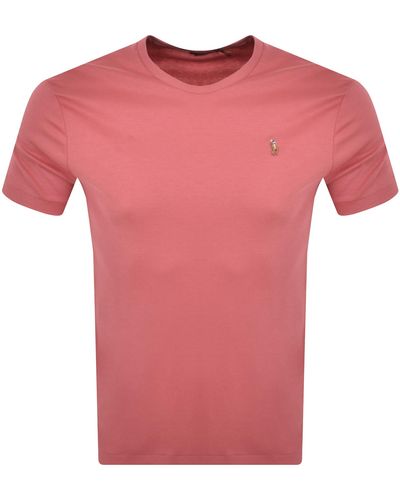 Ralph Lauren Crew Neck T Shirt - Pink