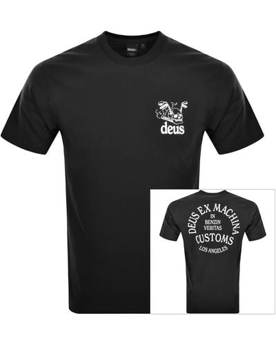 Deus Ex Machina Crossroad T Shirt - Black