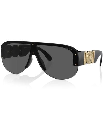 Versace Versace 0ve4391 Visor Sunglasses - Black
