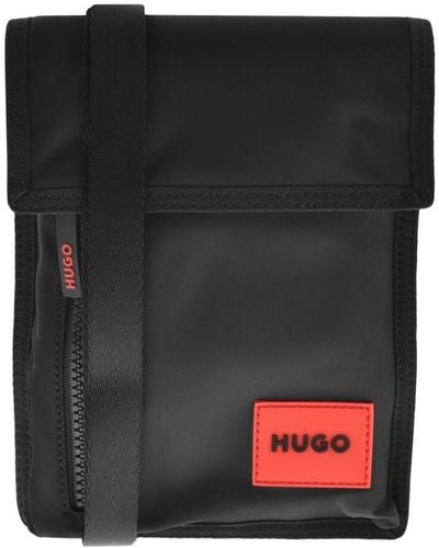 HUGO Ethon Flap Bag - Black