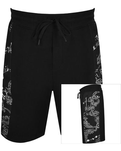 Versace Couture Chain Print Shorts - Black