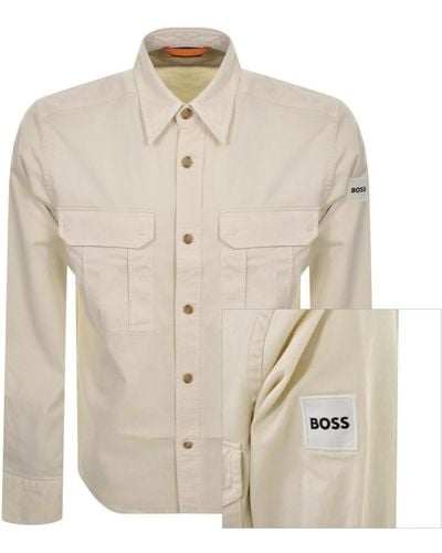 BOSS Boss Lisel Overshirt - Natural