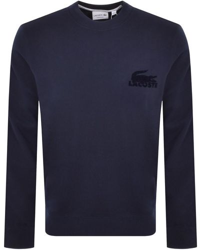 Lacoste Crew Neck Sweatshirt - Blue