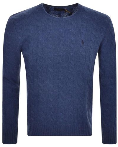 Ralph Lauren Cable Knit Sweater - Blue