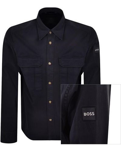BOSS by HUGO BOSS Boss Lisel Overshirt - Blue