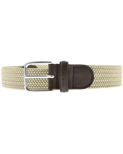 GANT Elastic Braid Belt - Brown
