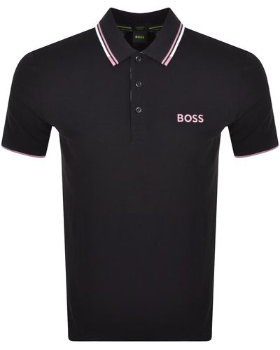 BOSS Boss Paddy Pro Polo T Shirt - Black