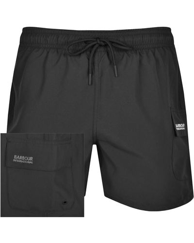Barbour Pocket Swim Shorts - Black