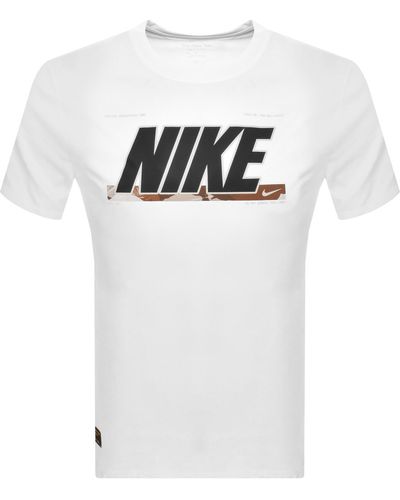 Nike Training Logo T Shirt - White