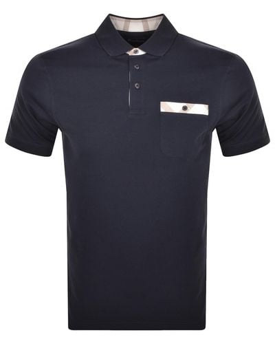 Barbour Hirstly Short Sleeve Polo - Blue