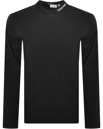 Calvin Klein Long Sleeve T Shirt - Black