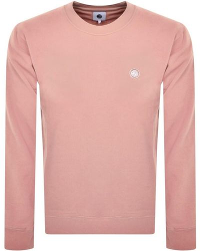 Pretty Green Cascade Logo Sweatshirt - Pink
