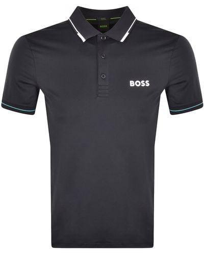 BOSS Boss Paul Pro Polo T Shirt - Black