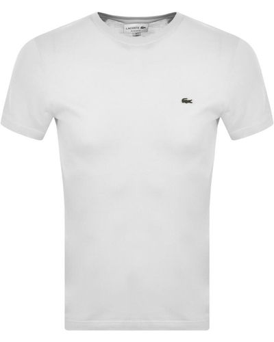 Lacoste Crew Neck T Shirt - White