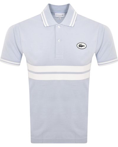 Lacoste Short Sleeved Polo T Shirt - Blue