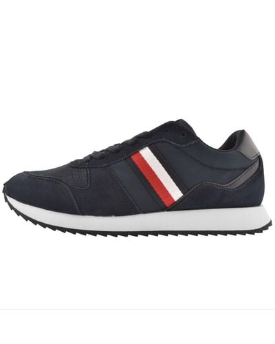 Tommy Hilfiger Runner Evo Mix Sneakers - Blue