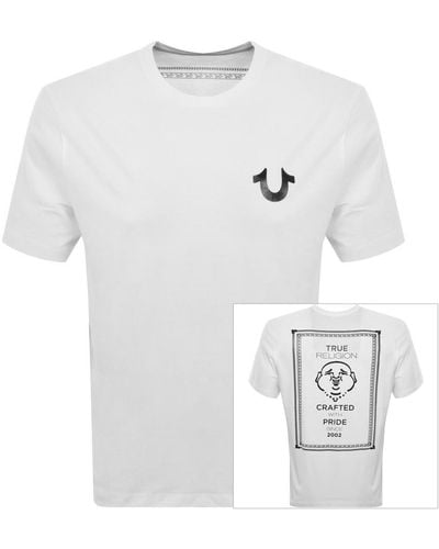 True Religion Frame Logo T Shirt - White