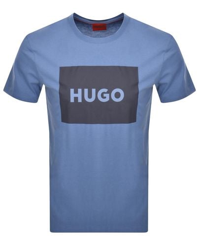 HUGO Dulive Crew Neck T Shirt - Blue