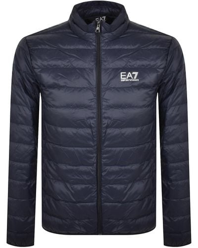 EA7 Emporio Armani Quilted Jacket - Blue