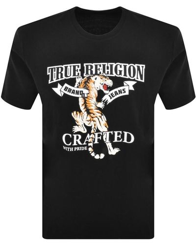 True Religion Jeans Tiger T Shirt - Black