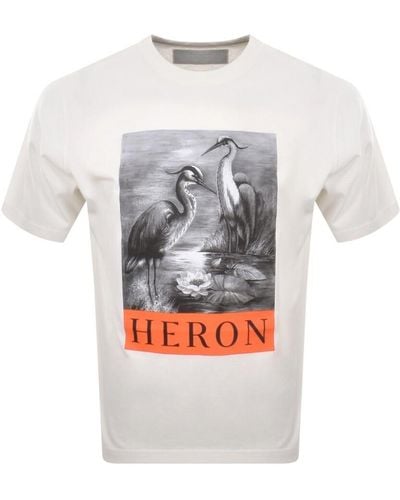 Heron Preston Heron Logo T Shirt - Gray