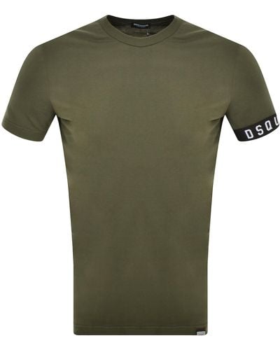 DSquared² Band T Shirt - Green
