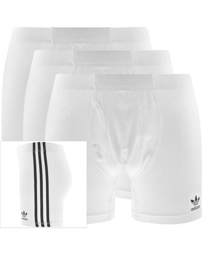 adidas Originals 3 Pack Boxer Shorts - White