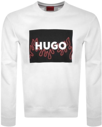 HUGO Duragol Sweatshirt - White