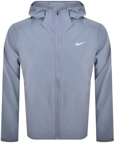 Nike Training Hooded Fitness Jacket - Blue