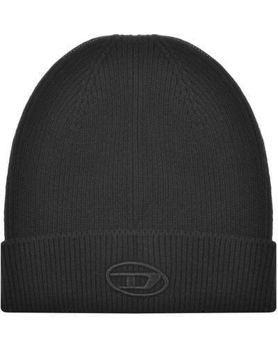 DIESEL K Coder Fully Beanie Hat - Black