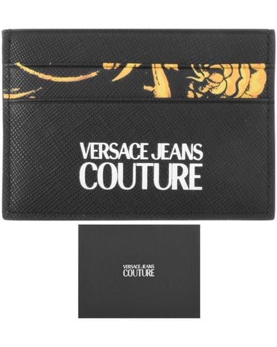 Versace Couture Baroque Cardholder - Black