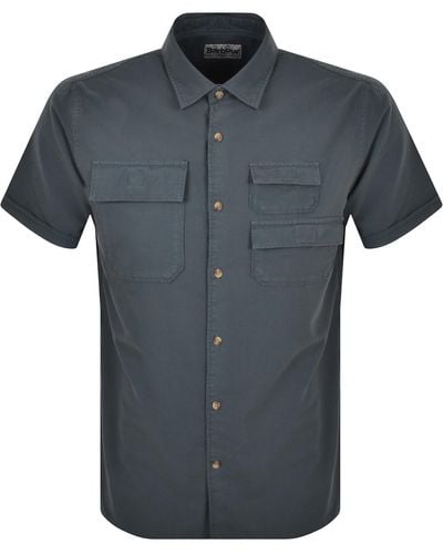 Barbour Catterick Short Sleeved Shirt - Blue