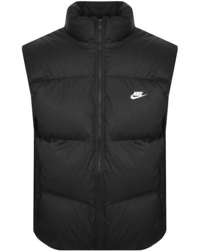 Nike Padded Logo Gilet - Black