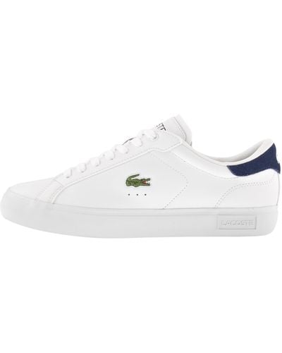 Lacoste Powercourt 224 1 Leather Trainers - White